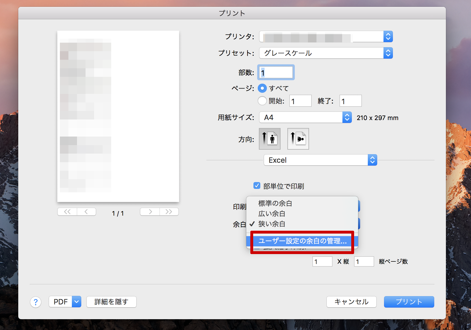 Mac版excel エクセル で1枚にまとめて印刷する方法 やり方 深作浩一郎の 好きを仕事にする方法 を背中で見せ続けるブログ